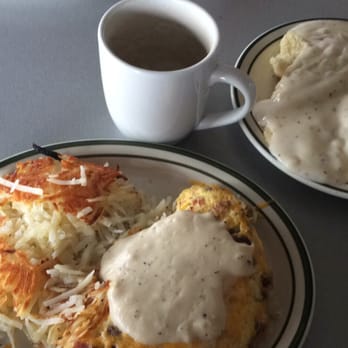 Penfold's Café - Penfold's omelette with hashbrowns and biscuits and gravy. Mocha latte - Breakfast & Brunch Near Me - Temecula, California Penfold's Café - Penfold's omelette with hashbrowns and biscuits and gravy. Mocha latte - Breakfast & Brunch Near Me - Temecula, California