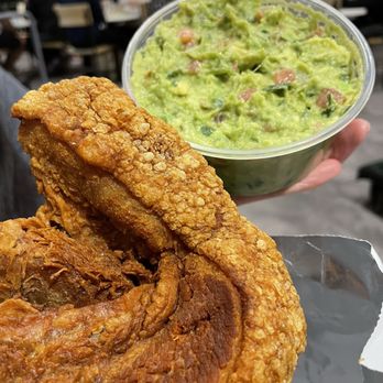 Mercado Gonzalez - Chicharron con carne & guac - Mexican Near Me - Costa Mesa, California Mercado Gonzalez - Chicharron con carne & guac - Mexican Near Me - Costa Mesa, California