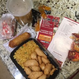 Corner stone plaza location - Cocoa Beach..  Honey Chicken combo with lg wonton soup!
