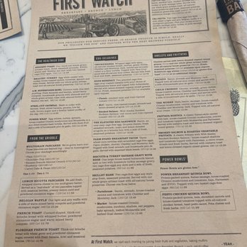 First Watch - Breakfast & Brunch Near Me - Doral, Florida