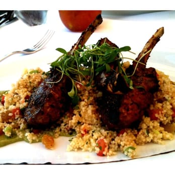 The Dock - Lamb with couscous - New American Near Me - Newport Beach, California The Dock - Lamb with couscous - New American Near Me - Newport Beach, California