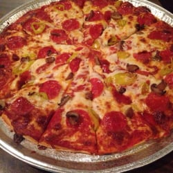 Cy Young Bowling - Pizza tastes amazing!!