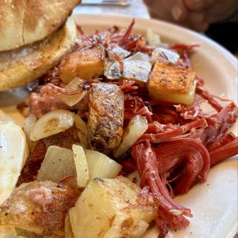 Celia’s Garden Cafe - Upleveled corned beef hash ($18) - Breakfast & Brunch Near Me - Los Osos, California