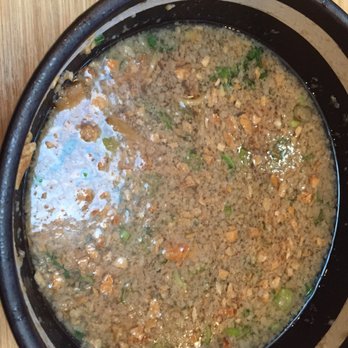 Santa Ramen - Guess what kind of broth this is, under the layer of floating fat. Gag O_o - Ramen Near Me - San Mateo, California Santa Ramen - Guess what kind of broth this is, under the layer of floating fat. Gag O_o - Ramen Near Me - San Mateo, California