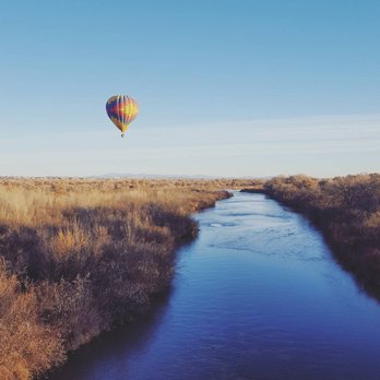 Rainbow Ryders - Cruising down the river - Hot Air Balloons Near Me - Albuquerque, New Mexico
