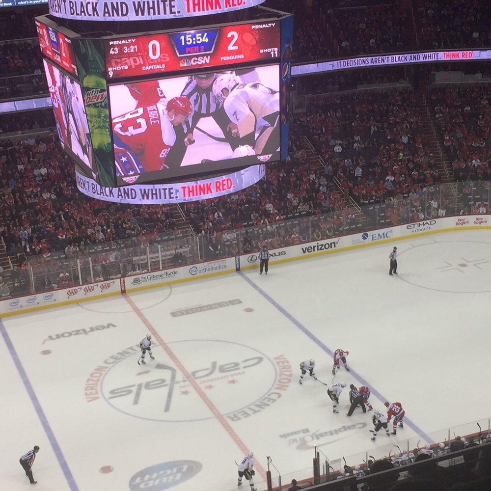 Capital One Arena - Pens vs. Caps- up 3-1, close it out 3rd period guys! - Stadiums & Arenas Near Me - Washington, DC, District of Columbia