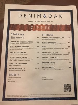 Menu photo 2 Denim & Oak Riverfront Restaurant Columbus, GA Menu photo 2 Denim & Oak Riverfront Restaurant Columbus, GA