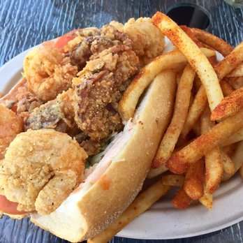 Hook & Anchor - Soft Shell Crab & Shrimp Po Boy (good) - Seafood Near Me - Costa Mesa, California Hook & Anchor - Soft Shell Crab & Shrimp Po Boy (good) - Seafood Near Me - Costa Mesa, California