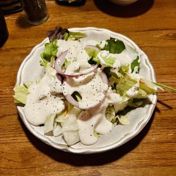 Bynum's Steakhouse - Crisp, fresh salad.   Perfect size. - Steakhouses Near Me - Indianapolis, Indiana