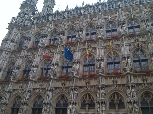 Historic Leuven Town Hall by null