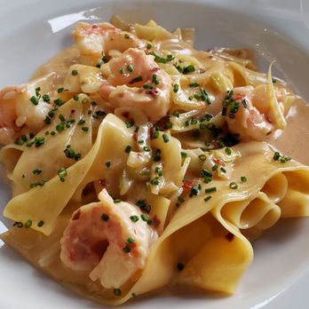 Finistere - Pappardelle w/ Prawns - New American Near Me - Port Townsend, Washington Finistere - Pappardelle w/ Prawns - New American Near Me - Port Townsend, Washington