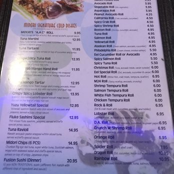 Midori Sushi - Menu - Japanese Near Me - Highland Park, New Jersey