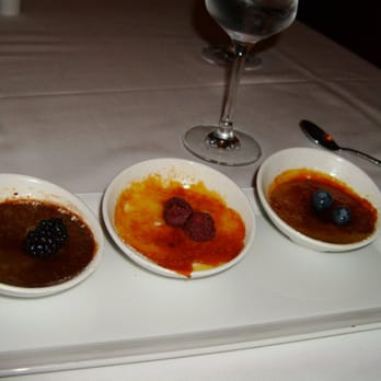 Ciera Steak + Chophouse - Creme Brulee Trio Dessert - Steakhouses Near Me - Stateline, Nevada