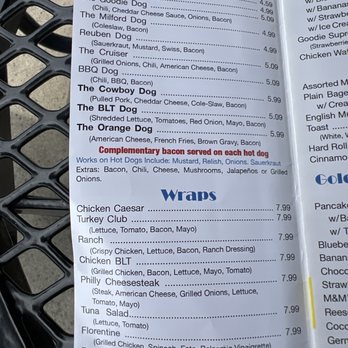 Goodies - Menu - Hot Dogs Near Me - Orange, Connecticut