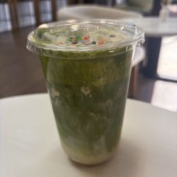 Birthday cake matcha Birthday cake matcha