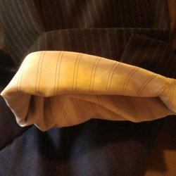 Complete Alterations - The inside of a seance she hemmed and altered. :-)