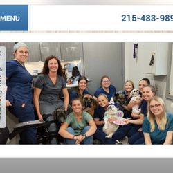 Wissahickon Creek Veterinary Hospital - Please avoid this place. Dana Yardly ("vet" in grey) and the "vet tech" in blue L of Yard are NOT GOOD PEOPLE!