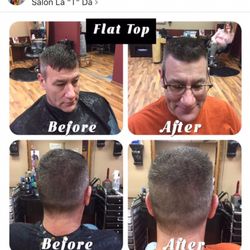 Salon La T Da - Flat top, clipper cut. Yes, we do barbering!