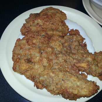 Boomarang Diner - Chicken fried steak, gravy on the bottom. - American Near Me - Norman, Oklahoma Boomarang Diner - Chicken fried steak, gravy on the bottom. - American Near Me - Norman, Oklahoma