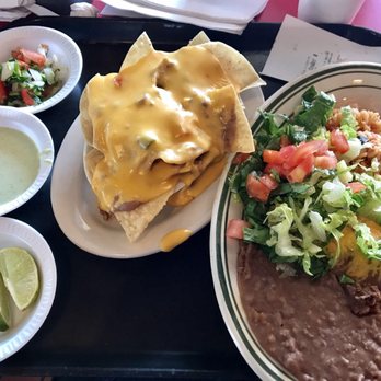 Chacho's - Beef enchiladas and cheese nachos! - Tex-Mex Near Me - Houston, Texas