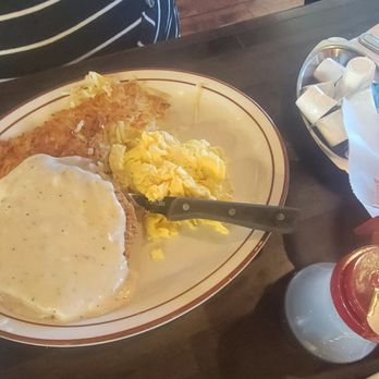 Annie's Cafe - County fried steak ,scrambled eggs, and hash browns - American Near Me - Riverside, California