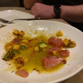 CRUSH American Grill - Ahi tuna that we didn't even try to finish - Lounges Near Me - Las Vegas, Nevada CRUSH American Grill - Ahi tuna that we didn't even try to finish - Lounges Near Me - Las Vegas, Nevada