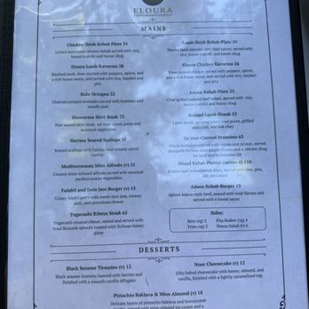 Eloura - Menu - Mediterranean Near Me - Madison, Wisconsin Eloura - Menu - Mediterranean Near Me - Madison, Wisconsin