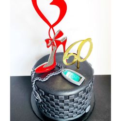 KRKakes - Fondant cake w/ paper topper