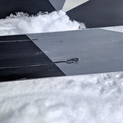 Ski Express - Botched ski repair. Unusable ski.