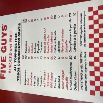 Five Guys - Burgers Near Me - Las Vegas, Nevada Five Guys - Burgers Near Me - Las Vegas, Nevada