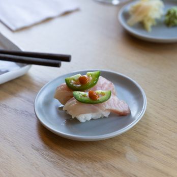 Maki Noho - Yellowtail Nigiri: Jalapeno, Yuzu, Sriracha - Japanese Near Me - North Hollywood, California Maki Noho - Yellowtail Nigiri: Jalapeno, Yuzu, Sriracha - Japanese Near Me - North Hollywood, California