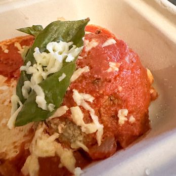 Terra Cotta Green Market - Eggplant Parm "meat" Balls - Vegetarian Near Me - Bristol, Pennsylvania