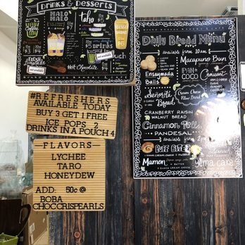 Bunso Breads Bakery & Cafe - Their menu - Bakeries Near Me