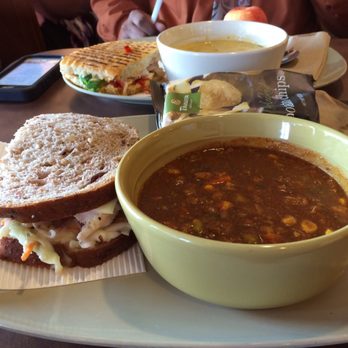 Panera Bread - Soup & salad comes w/ chips- yummy fast food - Sandwiches Near Me - Bronx, New York
