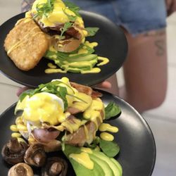 The Junction cafe - Benedict for breakfast