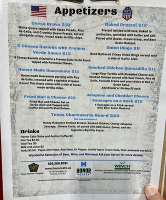 Menu photo 6 Honor Cafe Conroe Conroe, TX
