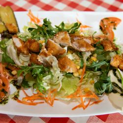 Mel's Bar - Fitness Salat @ Mels Bar Diner Basel 4056 Restaurant homemade Ice Cream Food 1960