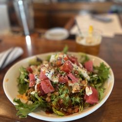 Saw Shop Public House - Ahi Tuna salad.