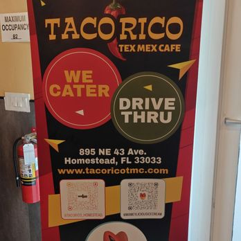 Taco Rico Tex Mex Cafe - Tex-Mex Near Me - Homestead, Florida Taco Rico Tex Mex Cafe - Tex-Mex Near Me - Homestead, Florida