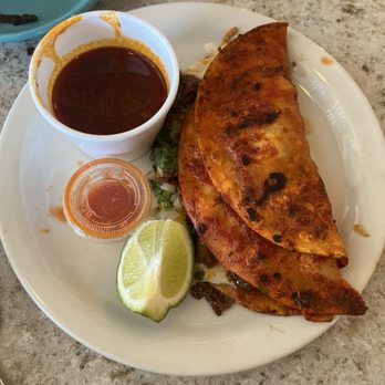Taco Joes Mexican Restaurant - Quesabirrias Taco - Mexican Near Me - Rialto, California