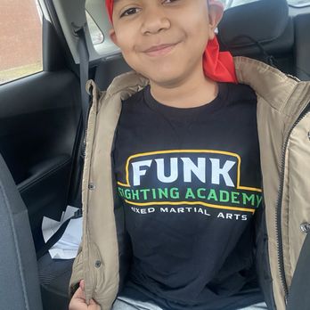 Funk Fighting Academy - He loves his #funkfighting gear - Muay Thai Near Me - Nesconset, New York