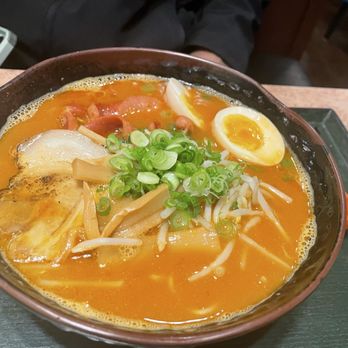 Osakaya Restaurant - Spicy Ramen (Medium with Sausages and Pork) - Ramen Near Me - San Francisco, California Osakaya Restaurant - Spicy Ramen (Medium with Sausages and Pork) - Ramen Near Me - San Francisco, California