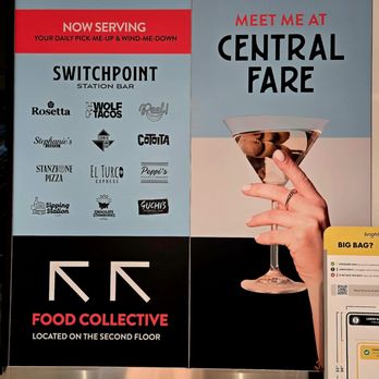Central Fare Food Collective - Interior signage - Food Court Near Me - Miami, Florida Central Fare Food Collective - Interior signage - Food Court Near Me - Miami, Florida