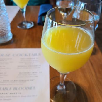 Water's Table - Orange bottomless mimosa - New American Near Me - Renton, Washington Water's Table - Orange bottomless mimosa - New American Near Me - Renton, Washington
