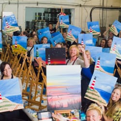 Brush Crushh - Looking for a fun team building event in the Denville area? Join us for a paint and sip class.