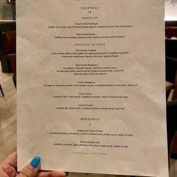 Cetrella - COCKTAILS & MOCKTAILS Menu on December 5, 2024 - Venues & Event Spaces Near Me - Los Altos, California Cetrella - COCKTAILS & MOCKTAILS Menu on December 5, 2024 - Venues & Event Spaces Near Me - Los Altos, California