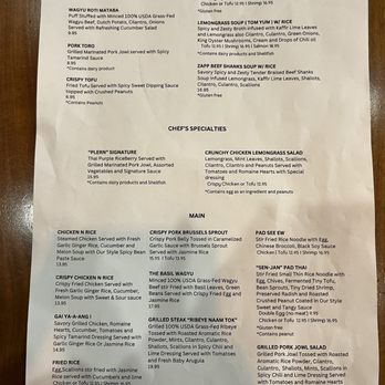 Plern Thai Cafe - Menu - June '24 - Thai Near Me - Lake Forest, California Plern Thai Cafe - Menu - June '24 - Thai Near Me - Lake Forest, California