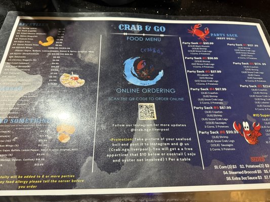 Menu photo 4 Crab N Go Liverpool, NY