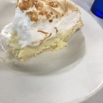 Big Chief Cafe - Coconut Cream Pie - Cafes Near Me - Fergus Falls, Minnesota