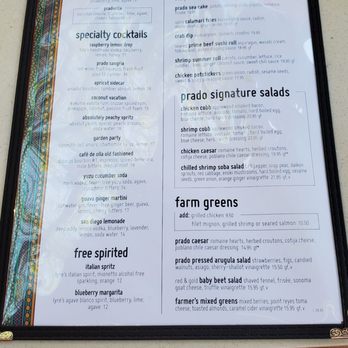 The Prado at Balboa Park - Menu - New American Near Me - San Diego, California The Prado at Balboa Park - Menu - New American Near Me - San Diego, California